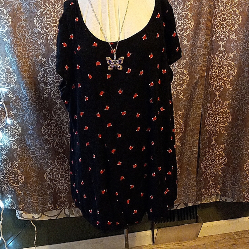 Adorable Fox Print Blouse